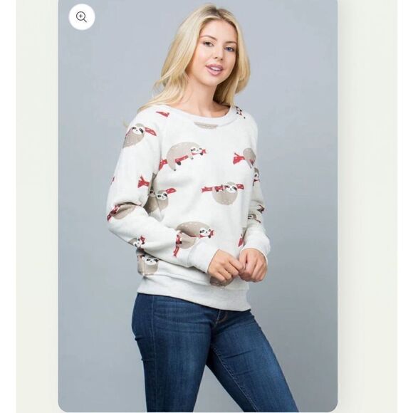 LA SOUL L Sloth Sweatshirt - Picture 1 of 9